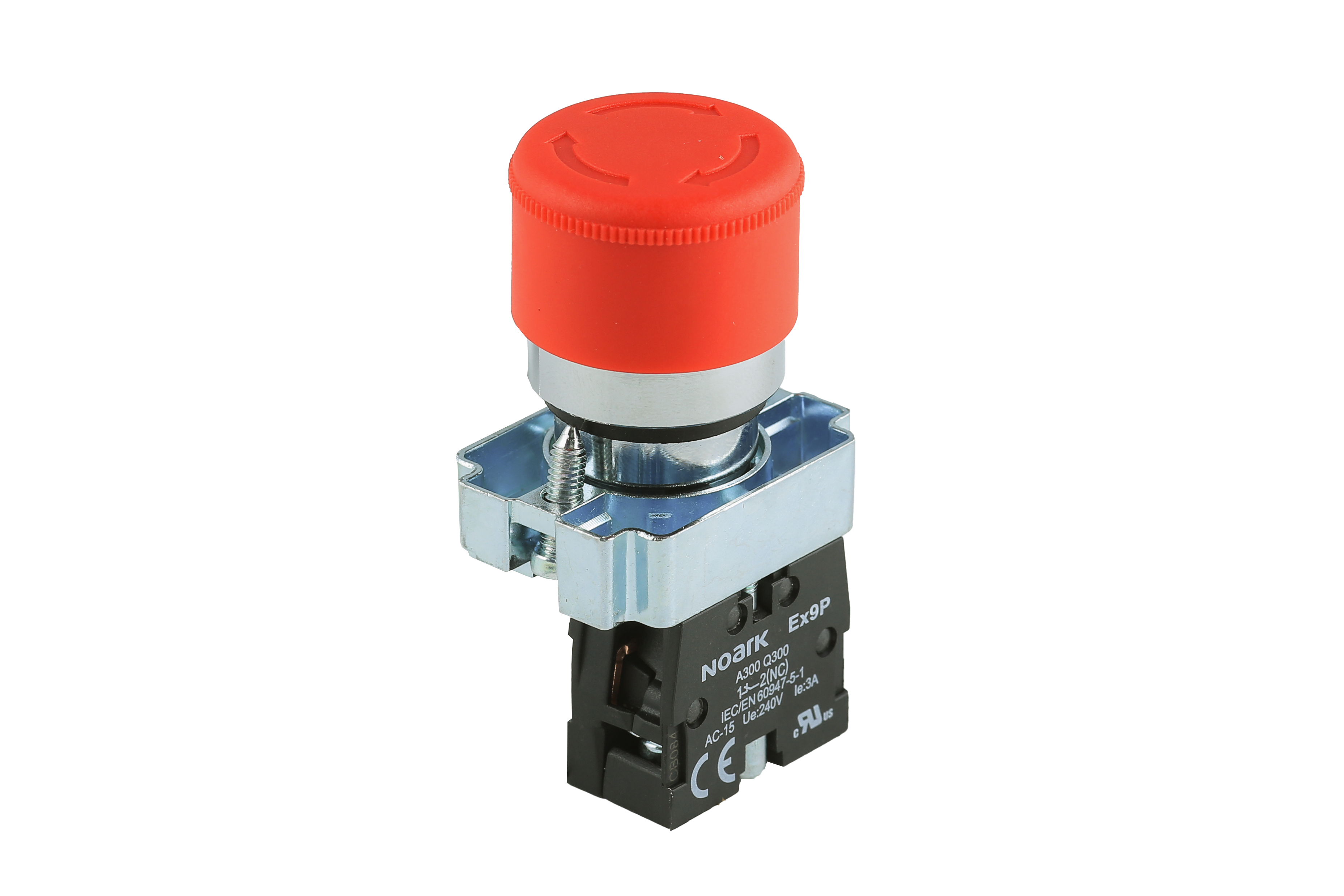 Ex9PBS545-Pushbutton Non-Illuminated, Ex9PB, Push On/Twist Off 40mm Mu ...