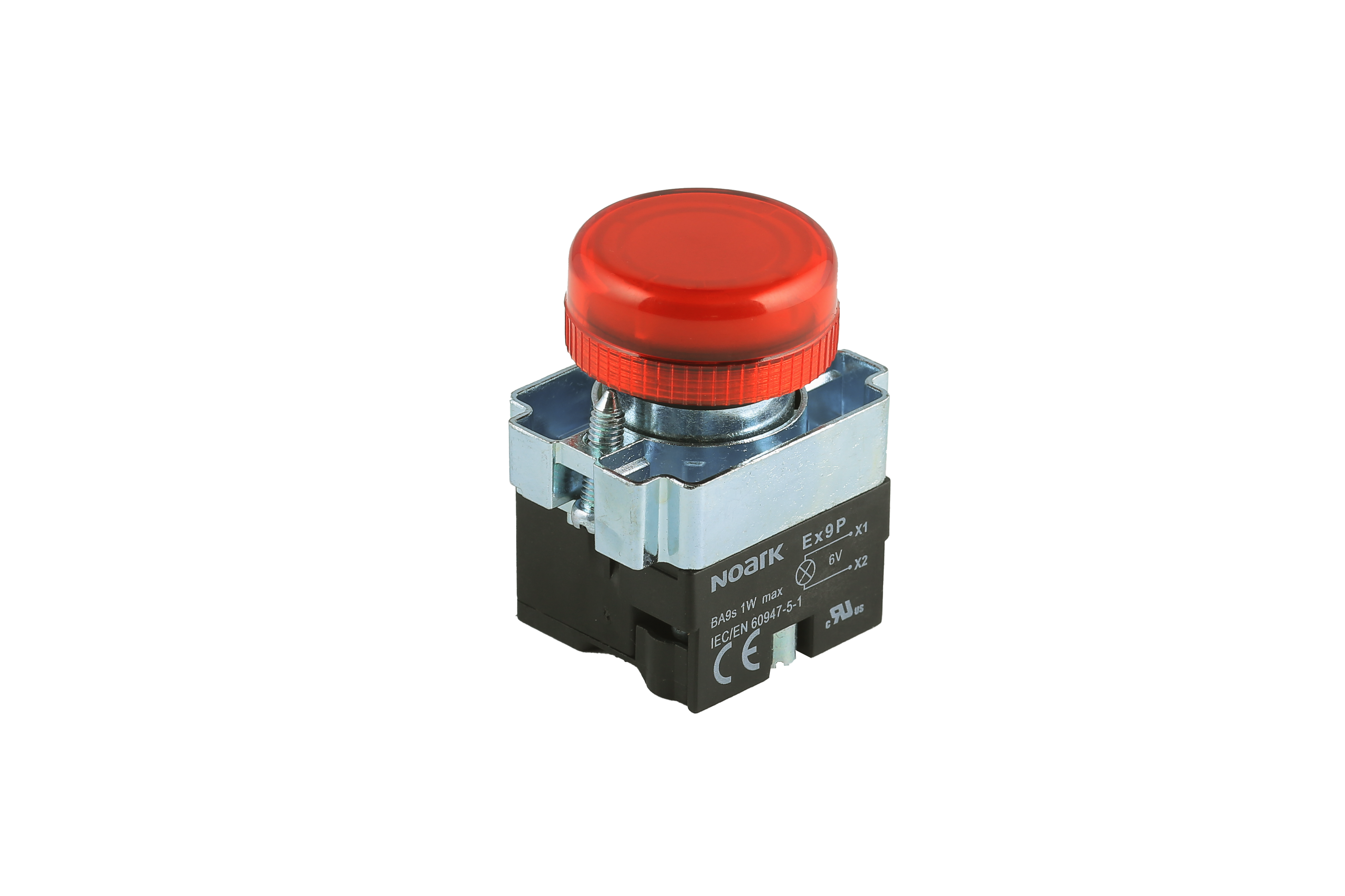 Ex9PBV64A-Pushbutton Illuminated, Ex9PB, Indicator Lights, Red 1NO+1NC ...